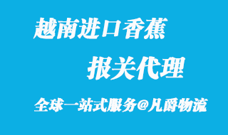 越南進口香蕉報關(guān)代理